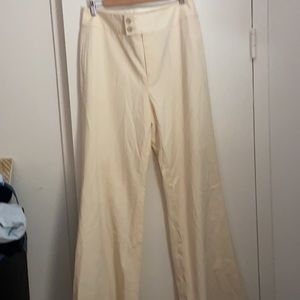 Vintage Club Monaco Karla Pant in Cream.